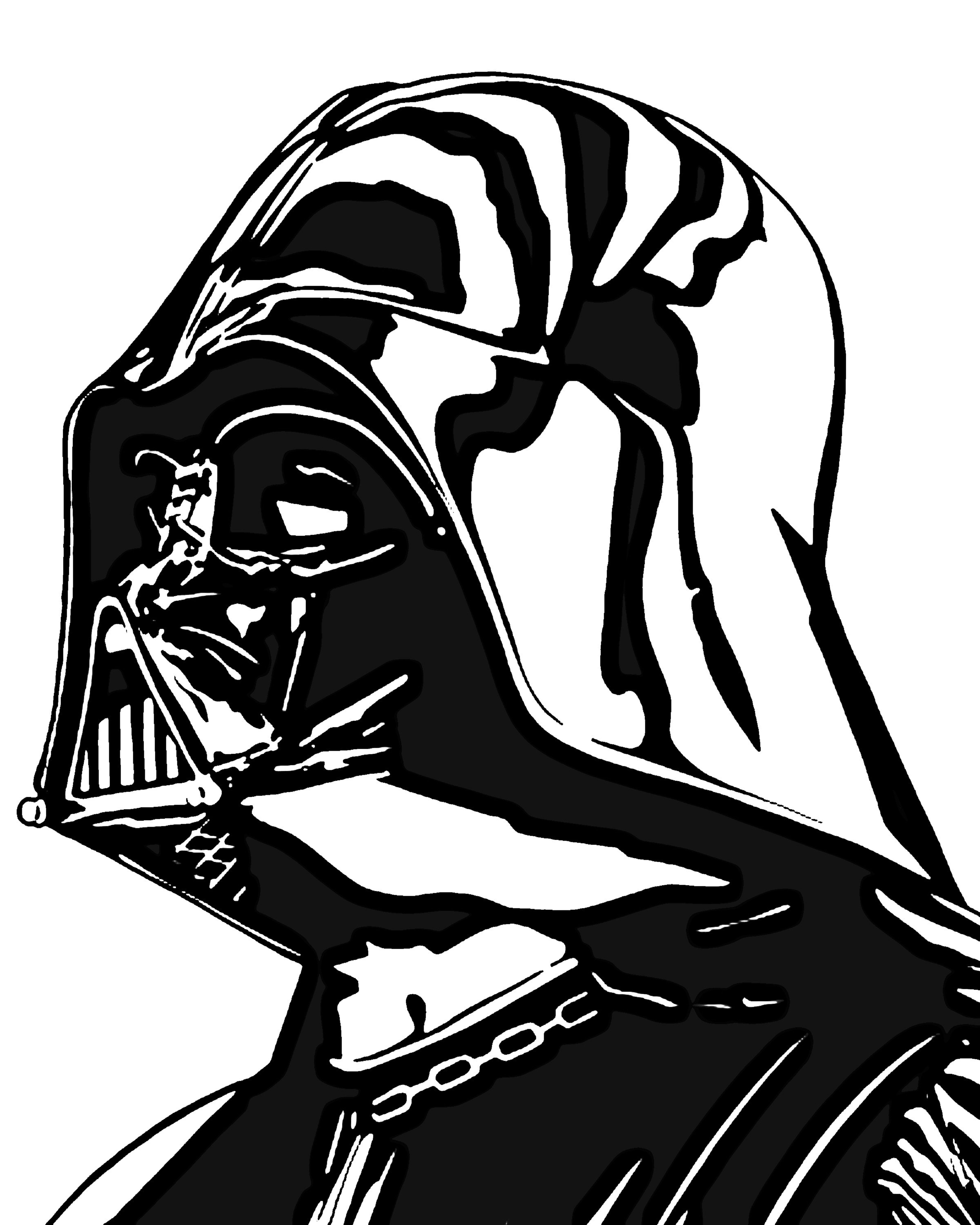 Detail Darth Vader Lineart Nomer 13