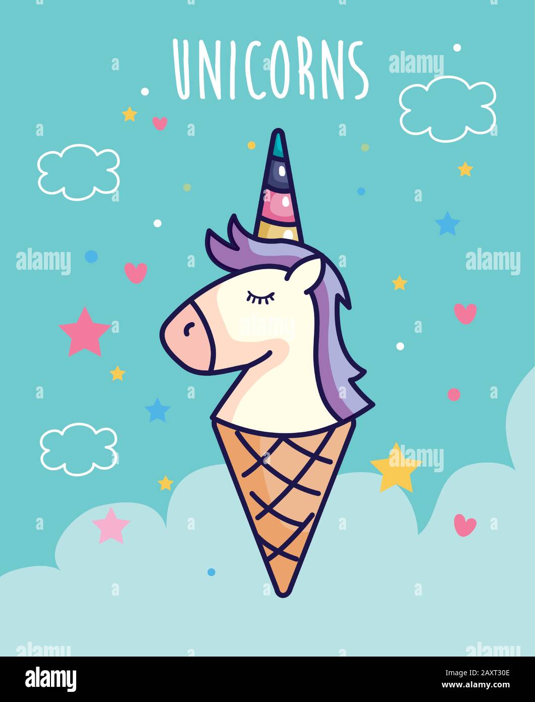 Detail Gambar Es Krim Unicorn Nomer 32