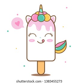 Gambar Es Krim Unicorn Kartun - KibrisPDR