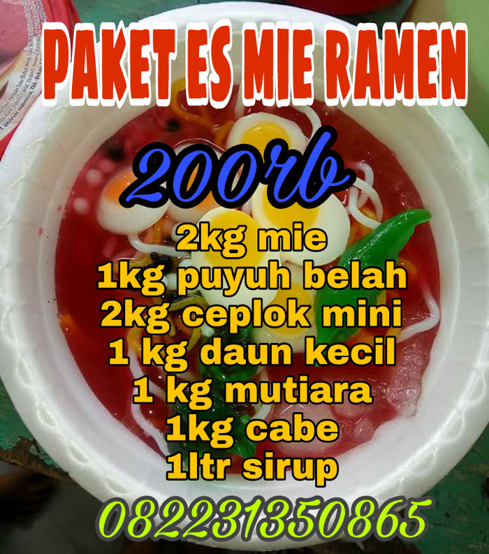 Detail Gambar Es Mie Ramen Nomer 13