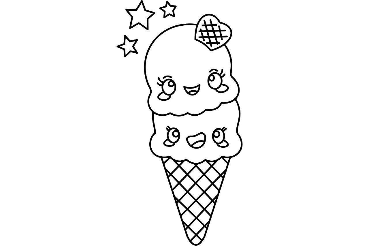 Gambar Eskrim Sketsa - KibrisPDR