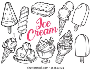 Detail Gambar Eskrim Sketsa Nomer 53