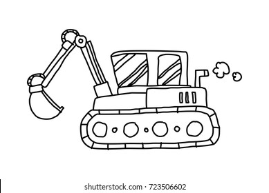 Detail Gambar Excavator Cartoon Nomer 25