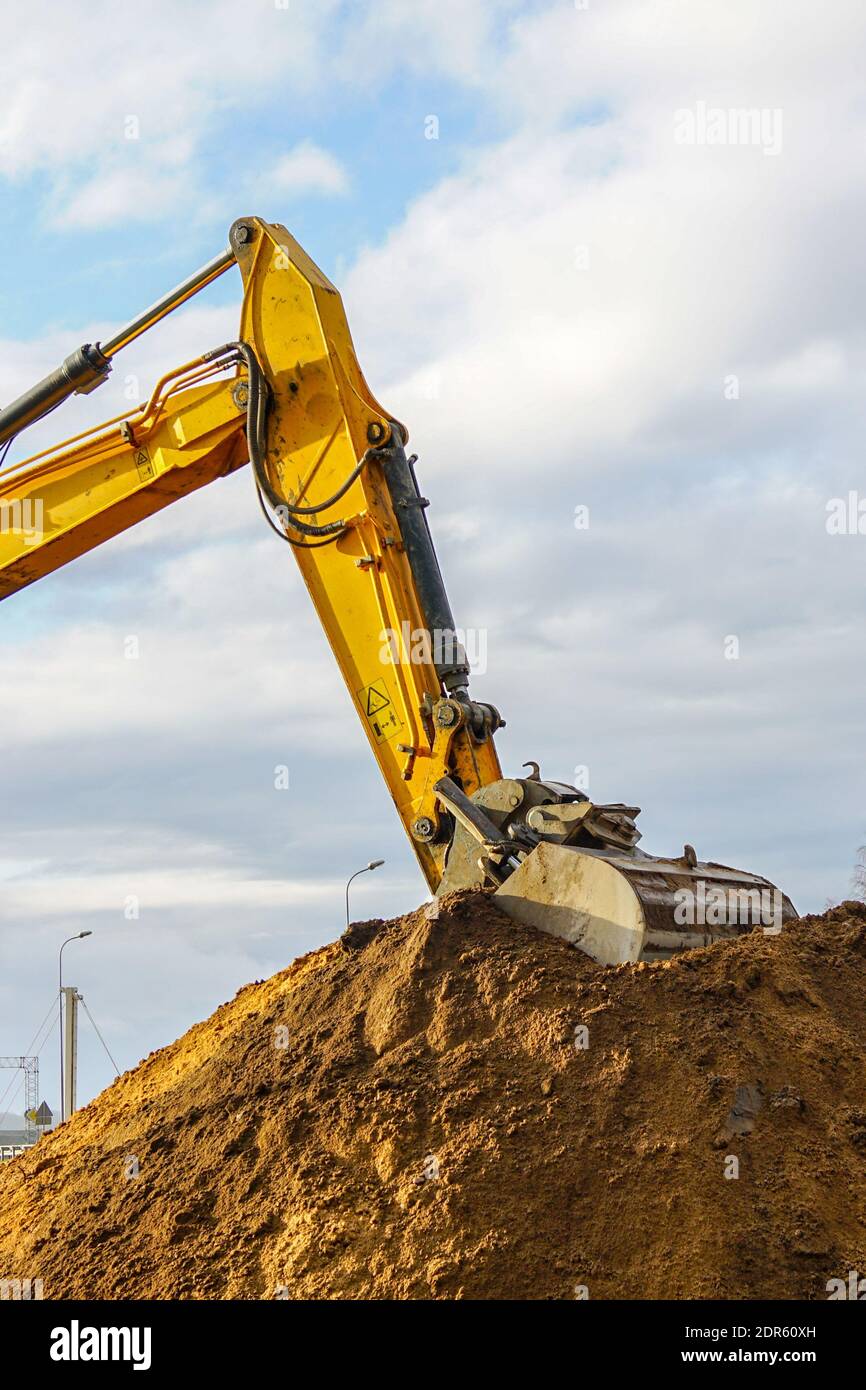 Detail Gambar Excavator Long Boom Animate Nomer 16