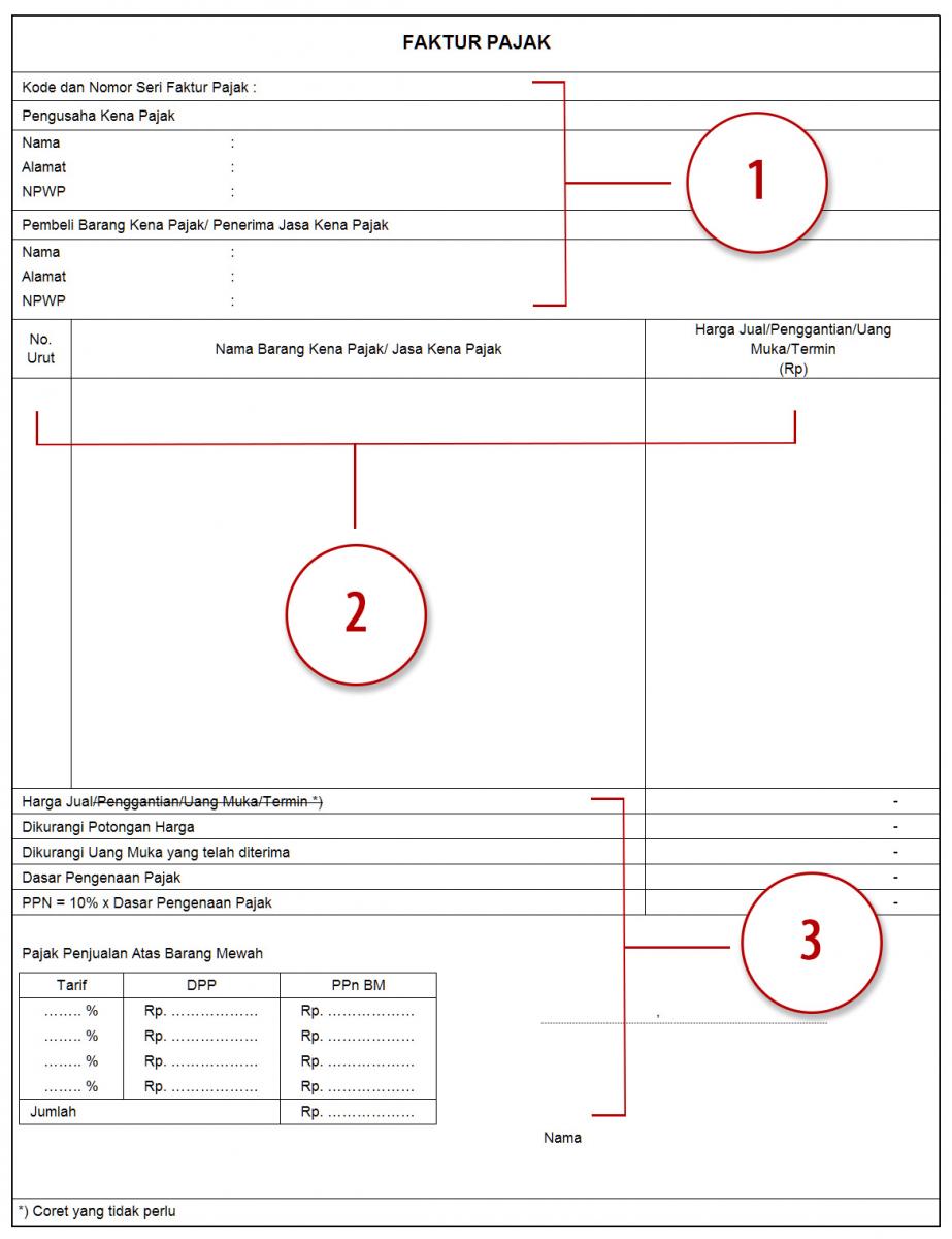 Detail Gambar Faktur Pajak Nomer 23