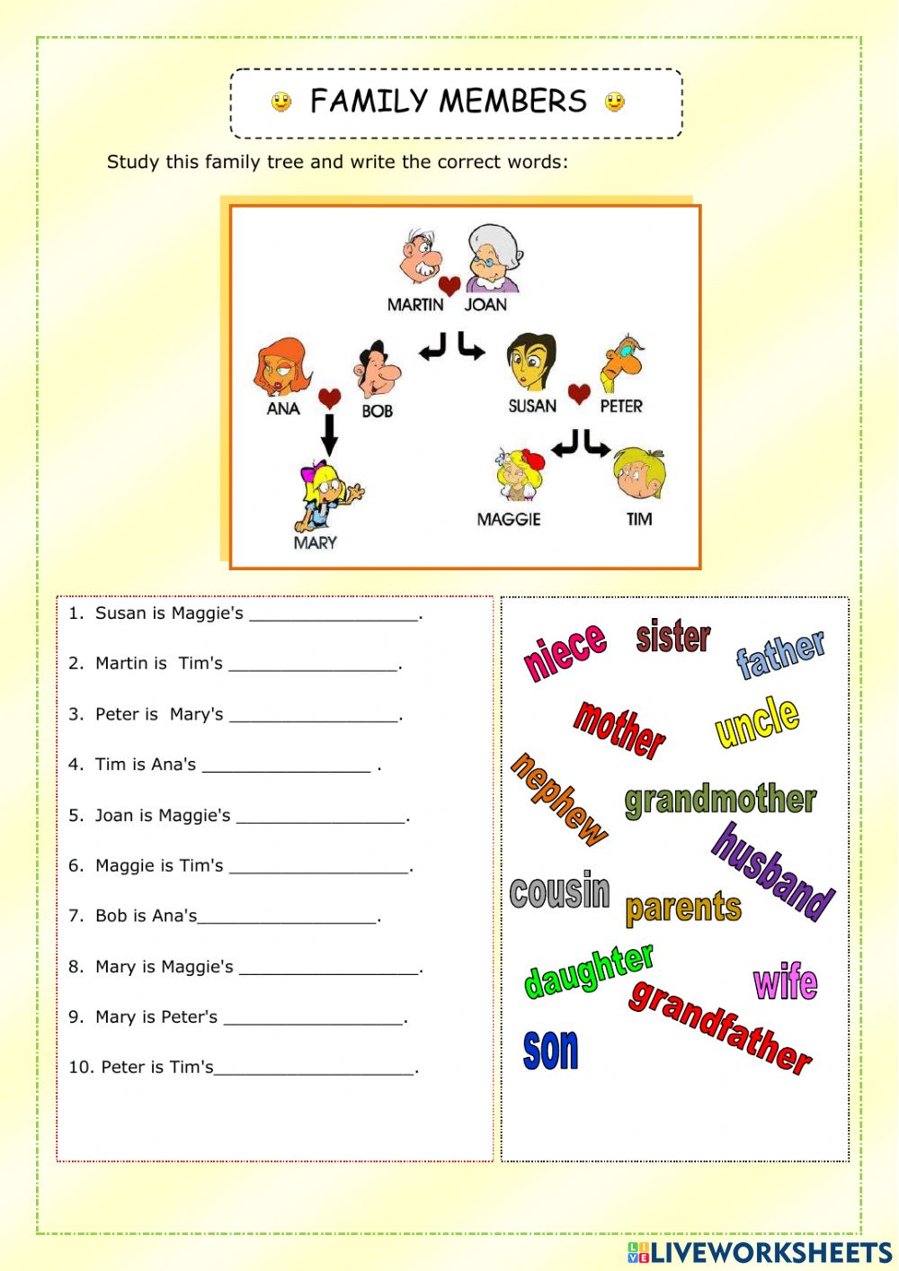 Detail Gambar Family Tree Bahasa Inggris Nomer 38