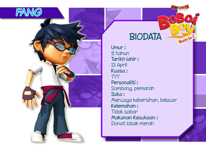 Detail Gambar Fang Boboiboy Nomer 6