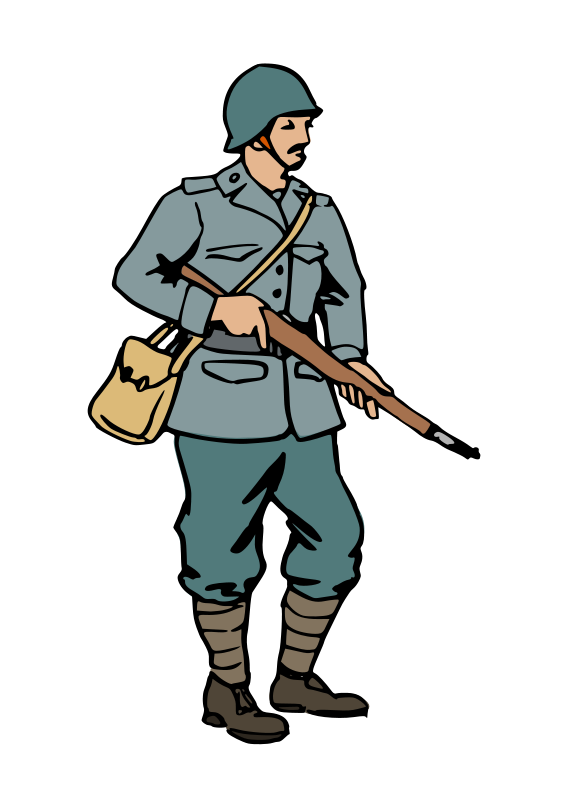 Detail Salutierender Soldat Nomer 17