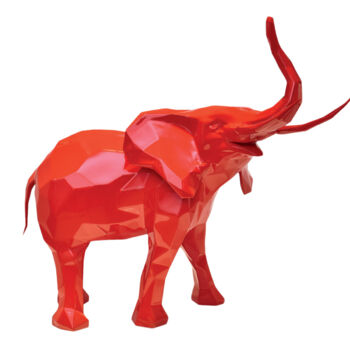 Detail Bronze Elefant Afrika Nomer 9