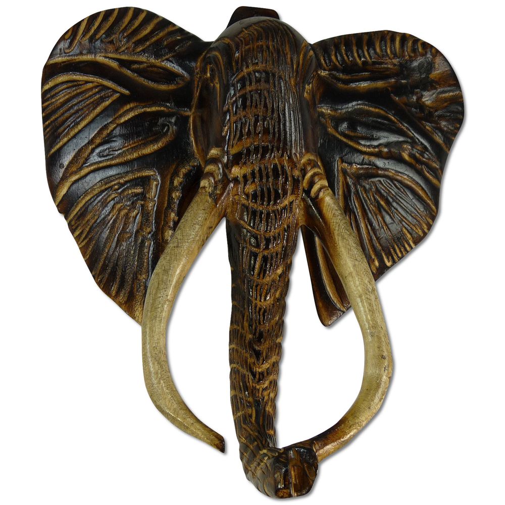 Detail Bronze Elefant Afrika Nomer 5