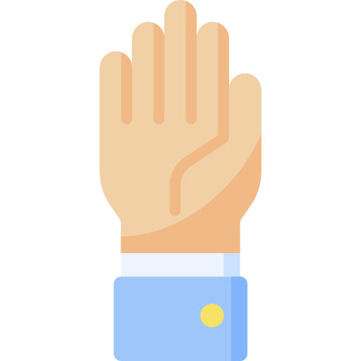 Detail Die Hand Heben Nomer 2