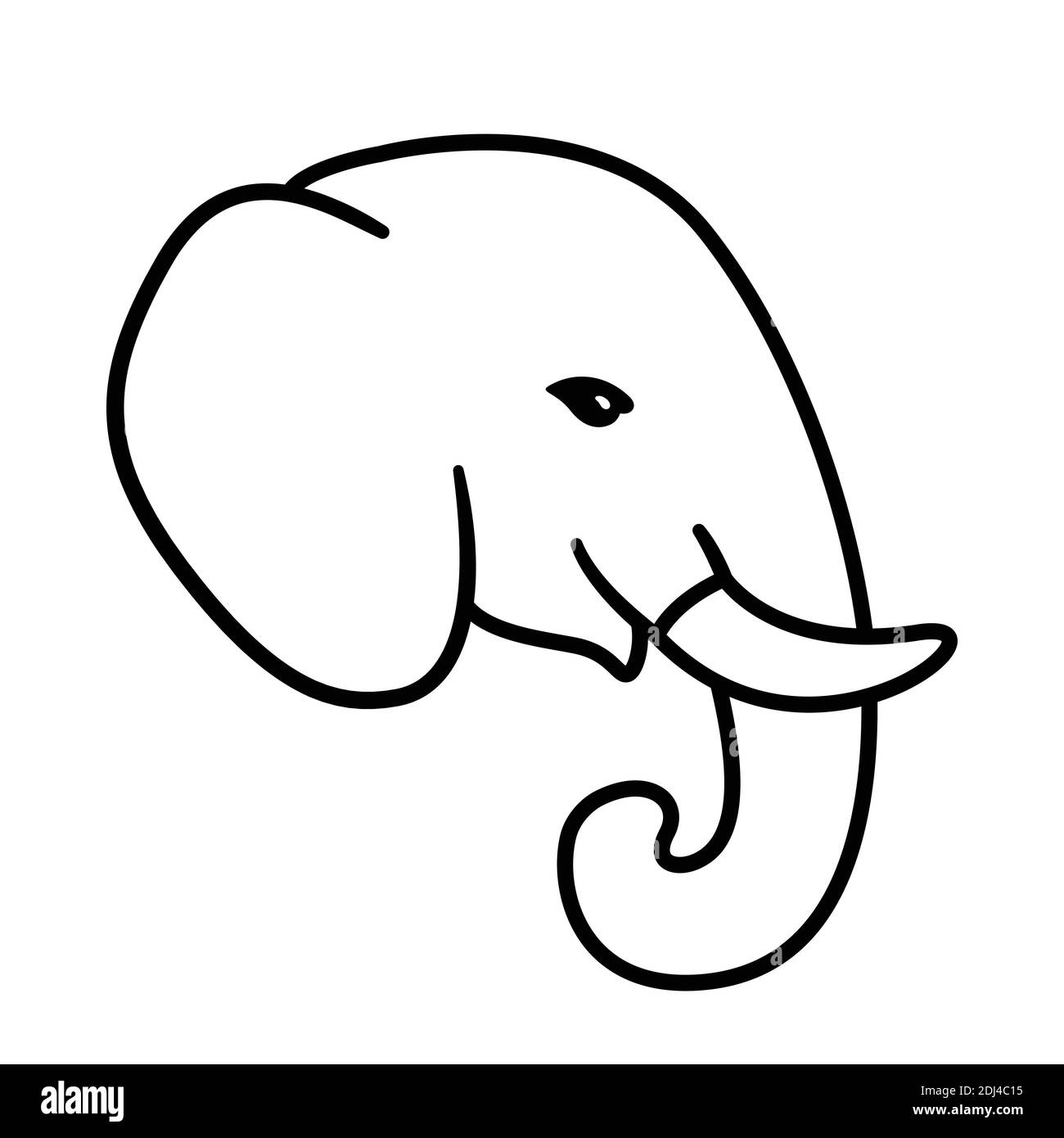 Detail Elephant Sketch Nomer 5