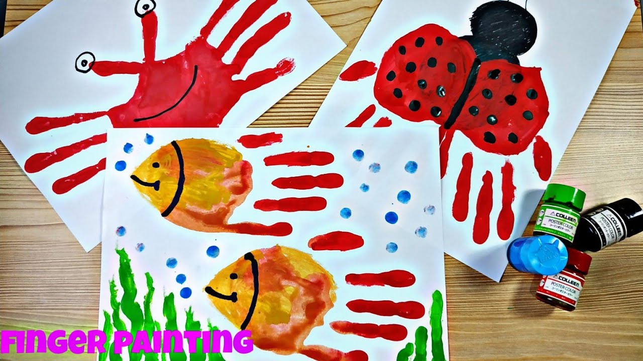 Detail Gambar Finger Painting Anak Tk Nomer 4