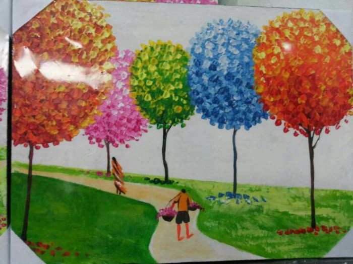 Detail Gambar Finger Painting Pohon Nomer 13