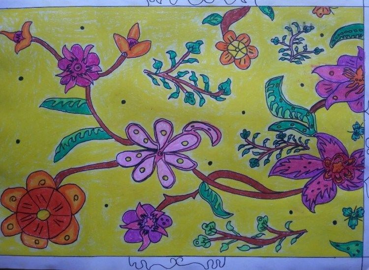 Detail Gambar Flora Batik Nomer 15