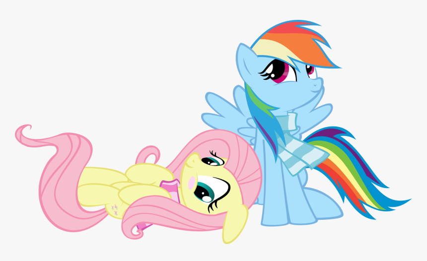 Detail Gambar Fluttershy Dan Rainbow Dash Nomer 11