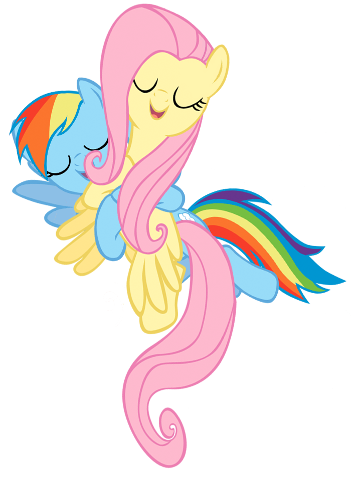 Detail Gambar Fluttershy Dan Rainbow Dash Nomer 21