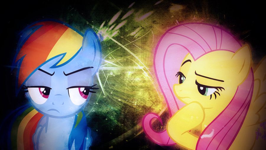 Detail Gambar Fluttershy Dan Rainbow Dash Nomer 25