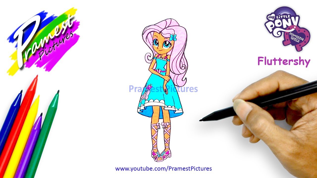 Detail Gambar Fluttershy Dan Rainbow Dash Mewarnai Nomer 5