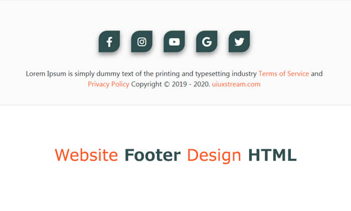 Detail Gambar Footer Simple Nomer 23