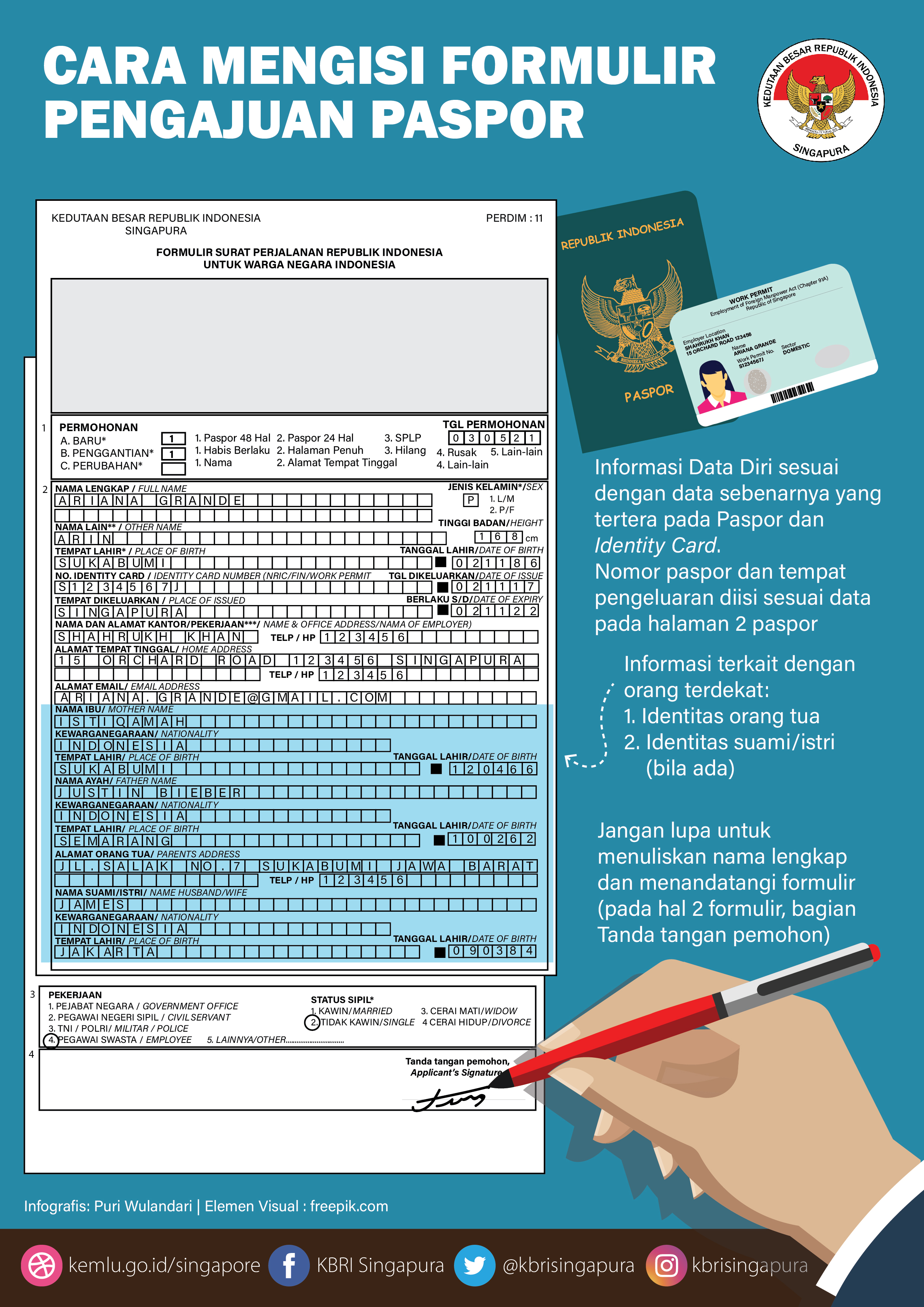 Detail Gambar Form Perpanjang Paspor Nomer 17