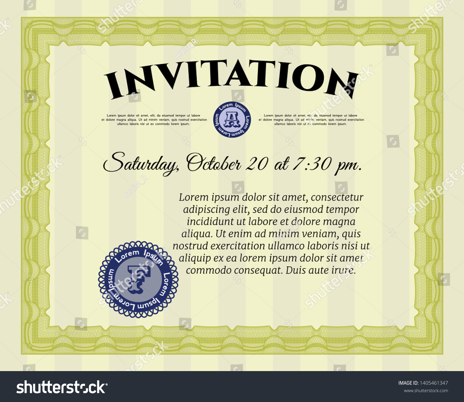 Detail Gambar Formal Invitation Nomer 35