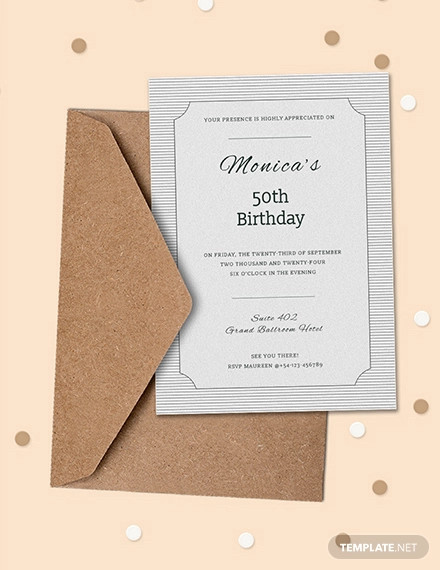 Detail Gambar Formal Invitation Birthday Nomer 16