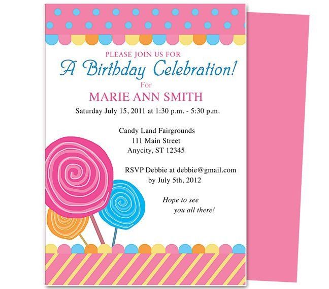 Detail Gambar Formal Invitation Birthday Nomer 42