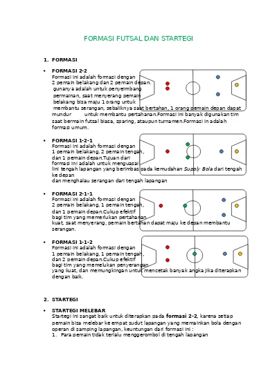Detail Gambar Formasi Futsal Nomer 21