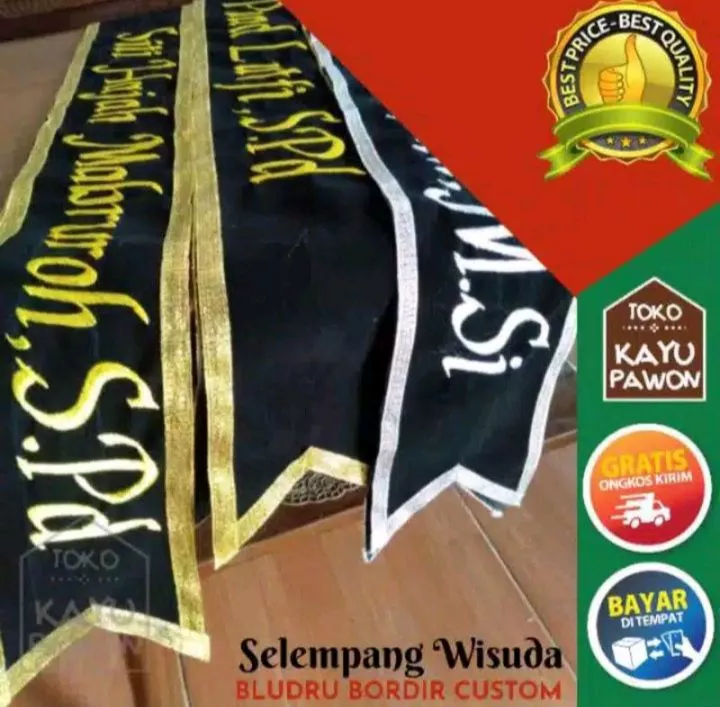 Detail Gambar Format Design Selempang Wisuda Nomer 21