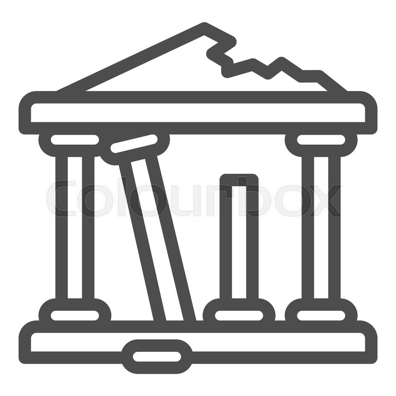 Detail Ruins Vector Nomer 6