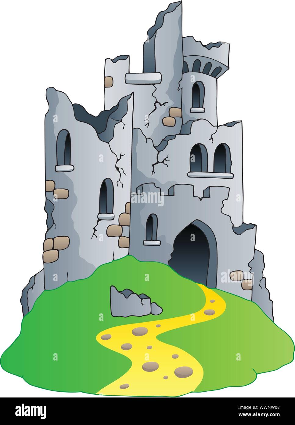 Detail Ruins Vector Nomer 8
