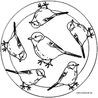 Detail Vogel Mandala Nomer 2