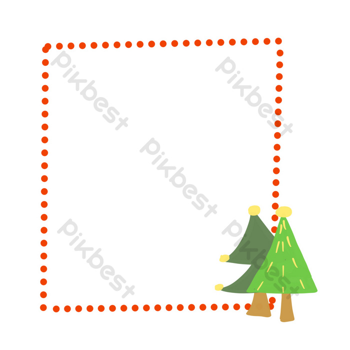 Detail Gambar Frame Pohon Natal Nomer 17