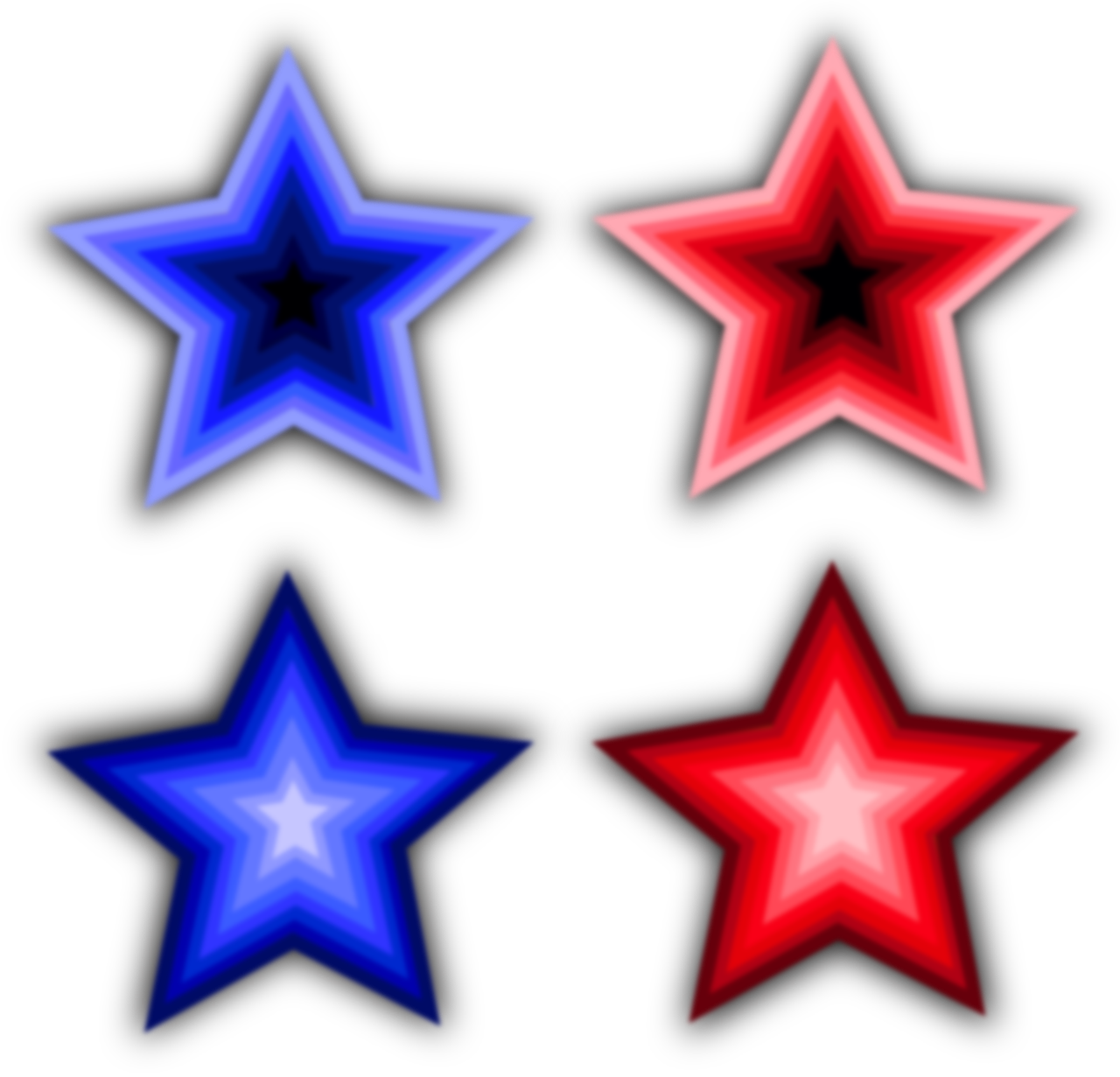 Detail 4 Star Vector Nomer 15