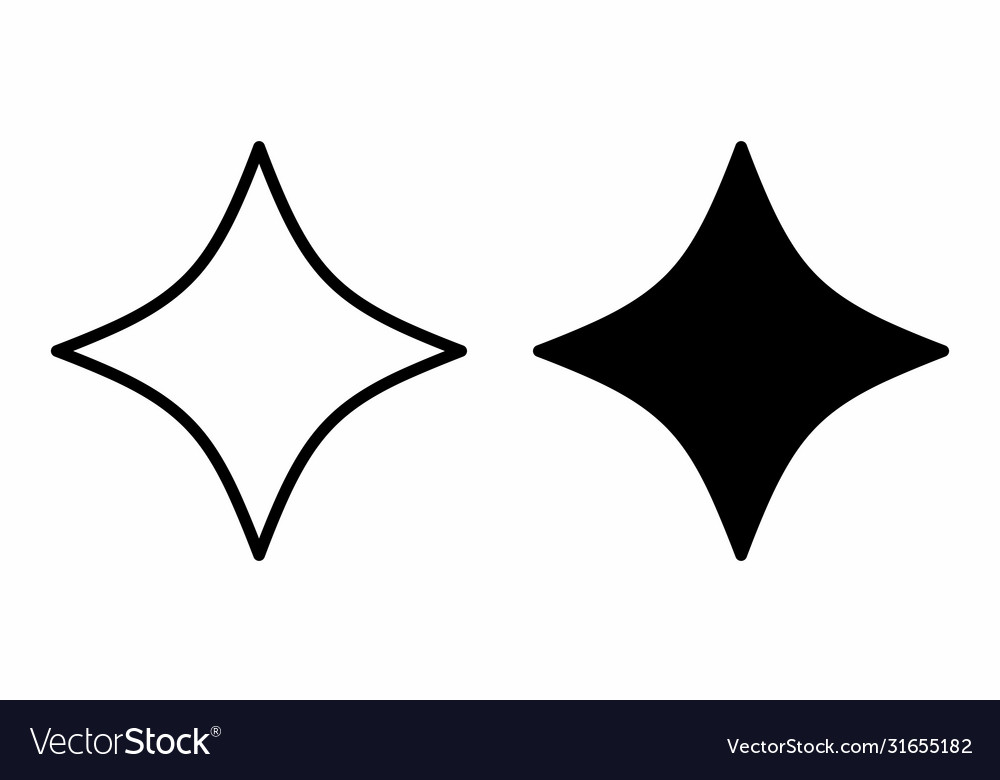 Detail 4 Star Vector Nomer 2