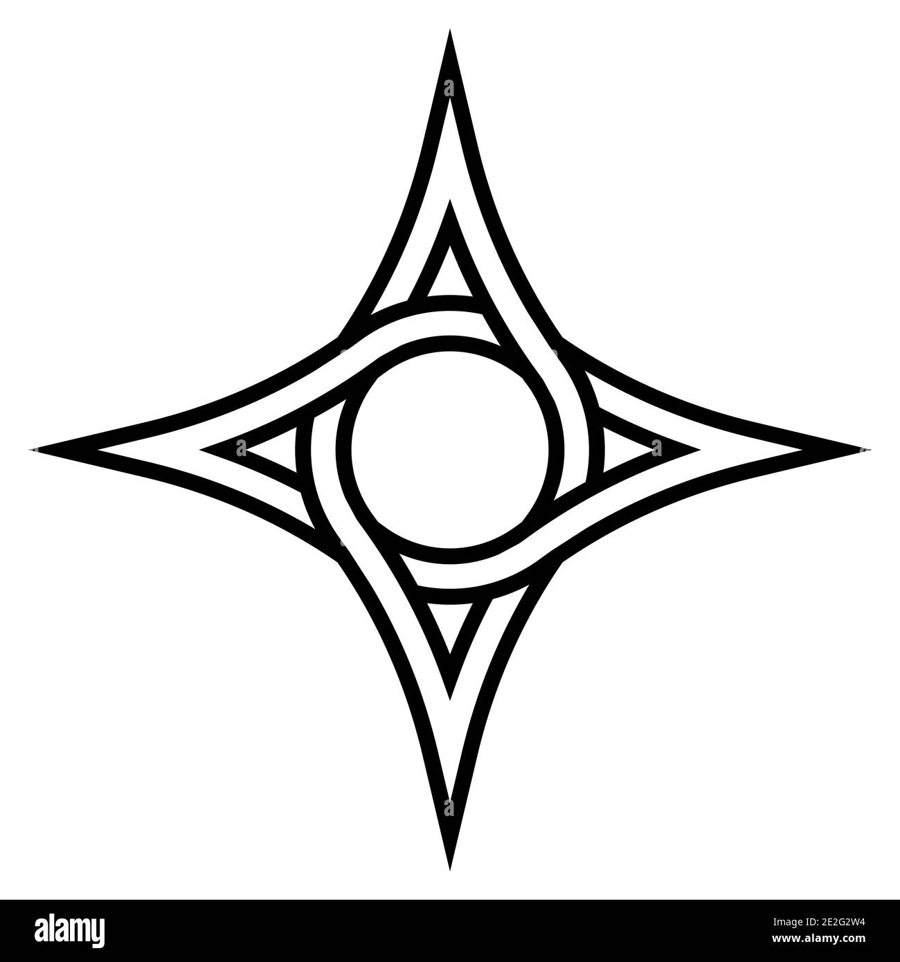 Detail 4 Star Vector Nomer 22