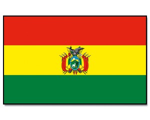 Bolivien Flagge - KibrisPDR