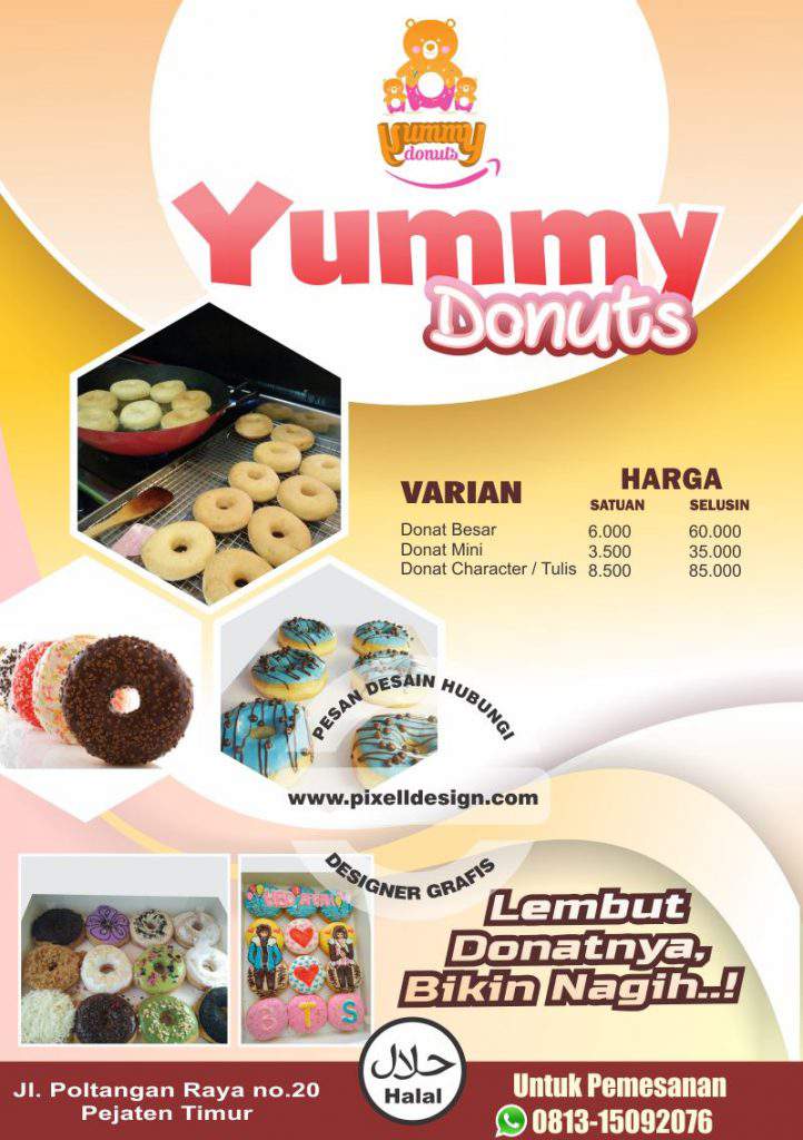 Detail Contoh Brosur Makanan Donat Nomer 13