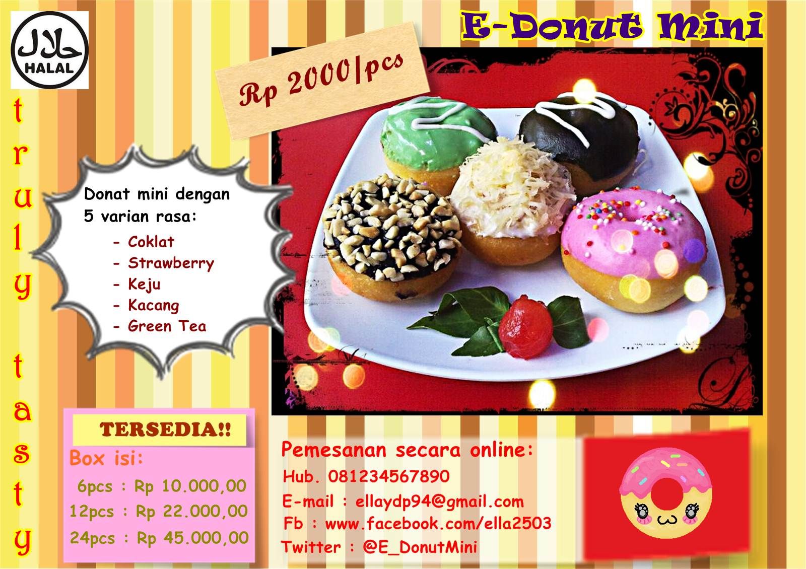 Detail Contoh Brosur Makanan Donat Nomer 21