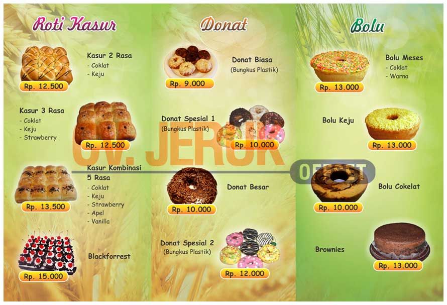 Detail Contoh Brosur Makanan Donat Nomer 31