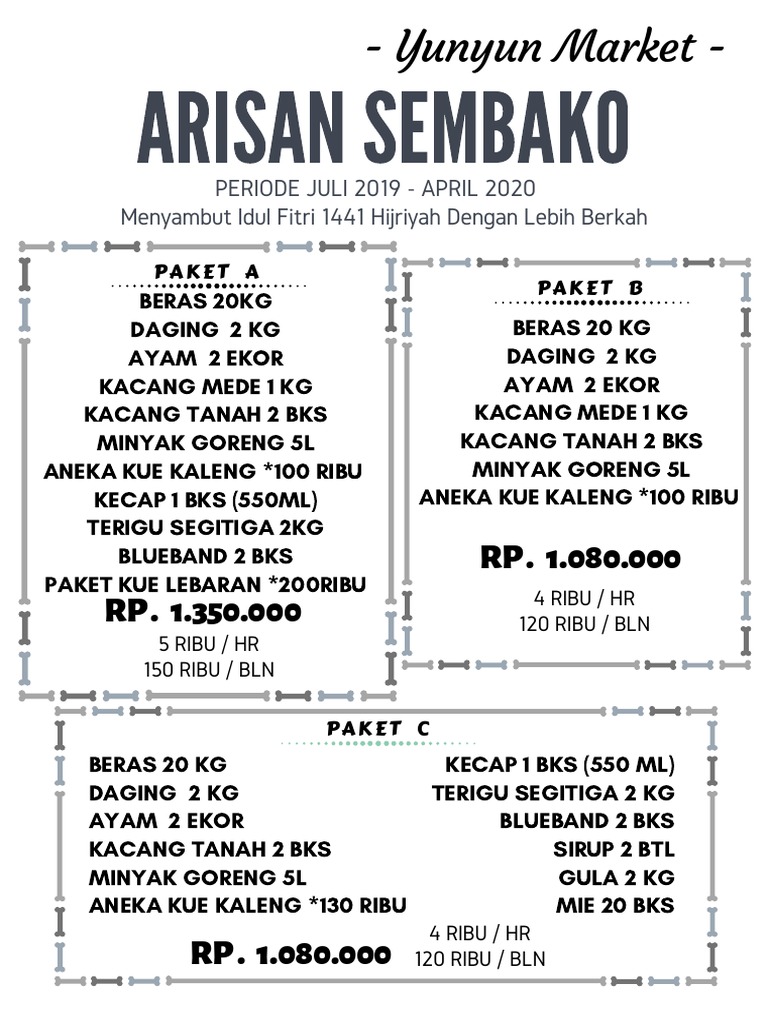 Detail Contoh Brosur Sembako Nomer 29