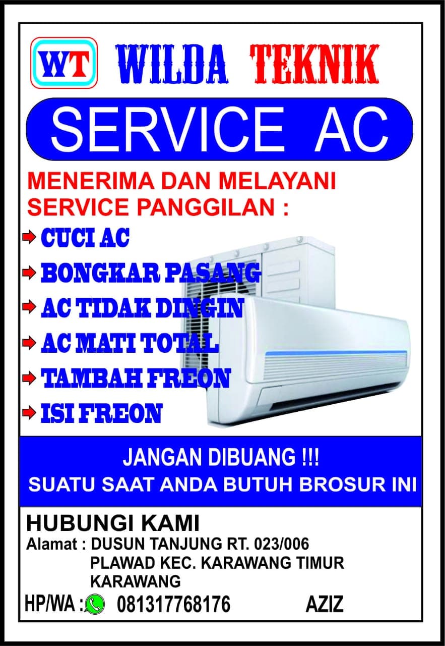 Detail Contoh Brosur Service Ac Nomer 13