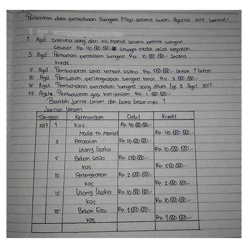 Detail Contoh Buat Jurnal Nomer 41