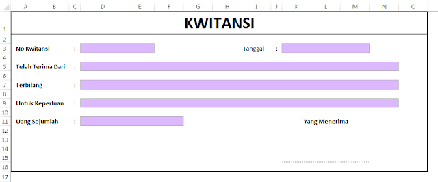 Detail Contoh Buat Kwitansi Nomer 53