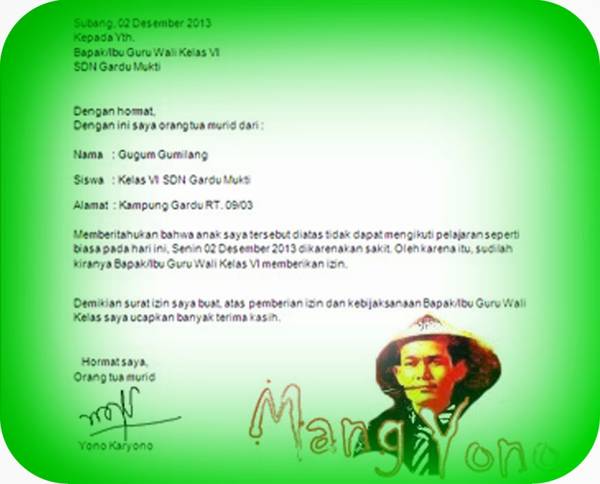 Detail Contoh Buat Surat Nomer 49