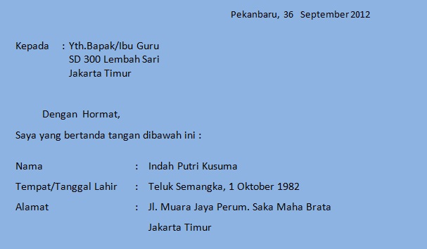 Detail Contoh Buat Surat Izin Sekolah Nomer 48