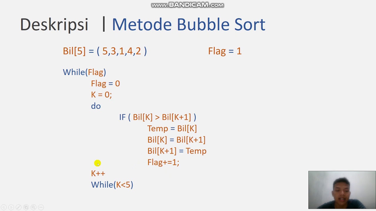 Detail Contoh Bubble Sort Nomer 28