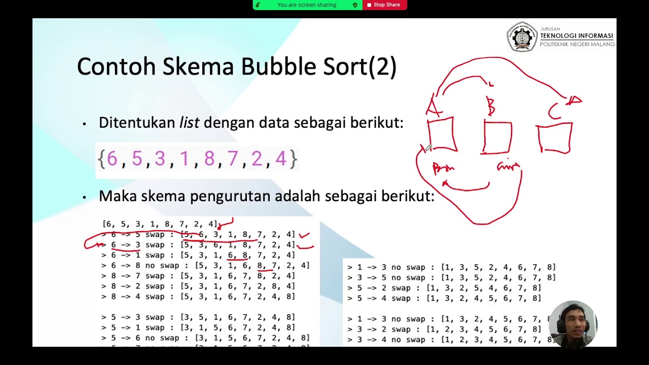 Detail Contoh Bubble Sort Nomer 55