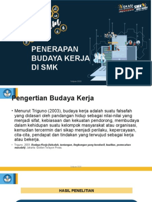 Detail Contoh Budaya Kerja Nomer 18